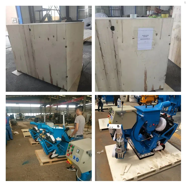 

YG Customized Road Shot Blasting Machine Concrete Slurry Cleaning Equipment Large Steel Plate Mobile Shot Blasting