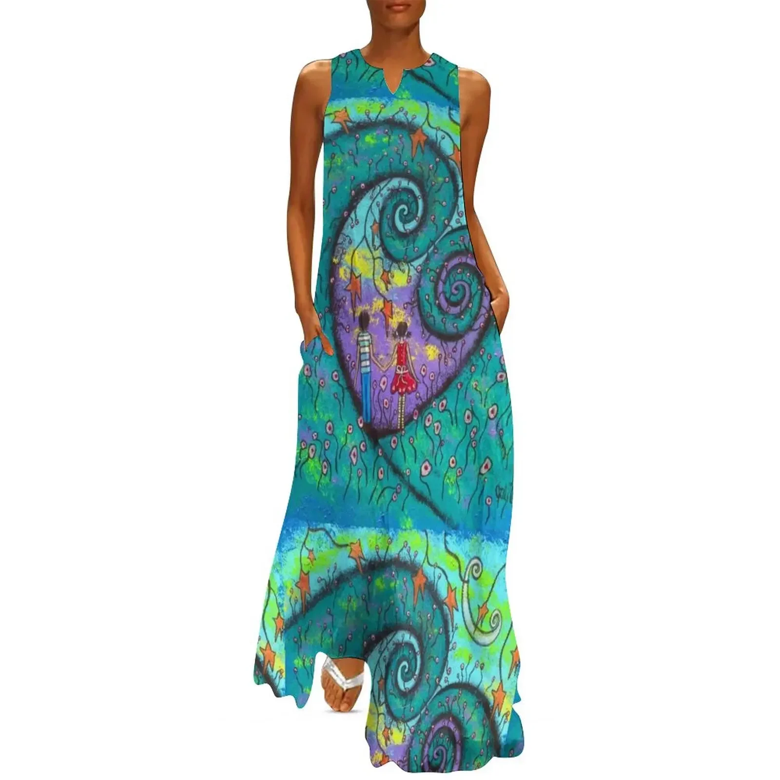 

First Love II Long Dress Dress woman dress summer 2025 women dresses for official occasions dresses women summer 2025