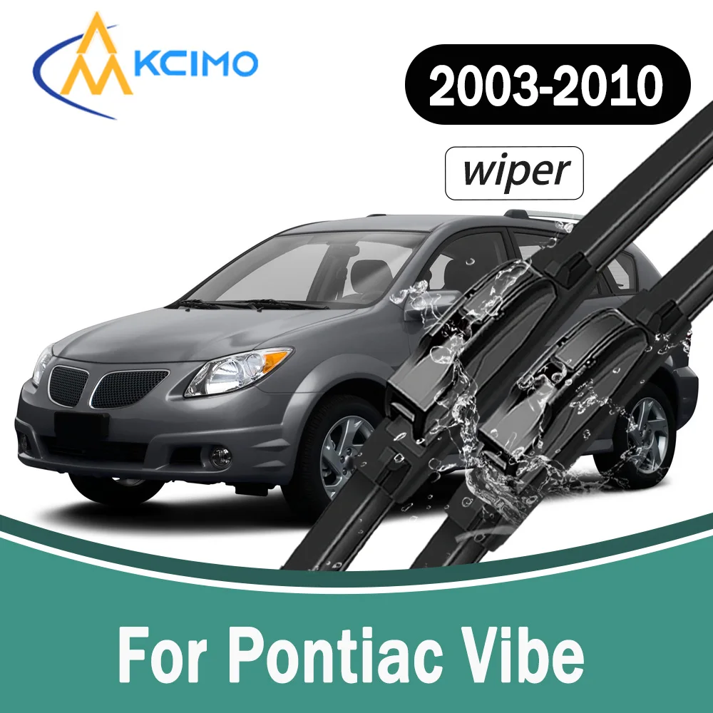 

All-Weather Front Windscreen Wiper Blades For Pontiac Vibe 2003-2010 High Quality Silent Car Windshield Replacement Part 2Pcs