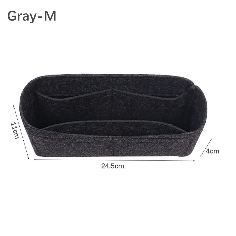 Durable Felt Felt Insert Bag Storage Bag Support Internal Bag Portable Organization Bag Organiser