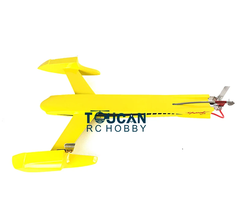 DTRC Toucanhobby H660 100KM/H Yellow Electric Race PNP RC Boat W/ Motor Servo ESC W/O Battery