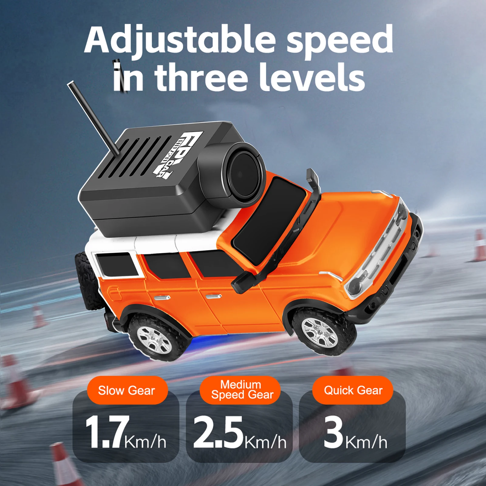 

1:64 Мини-радиоуправляемый автомобиль, игрушечный автомобиль с дистанционным управлением FPV 2,4G с HD-камерой, гироскопом, светодиодным окружающим освещением, автомобиль с управлением через приложение для детей и взрослых