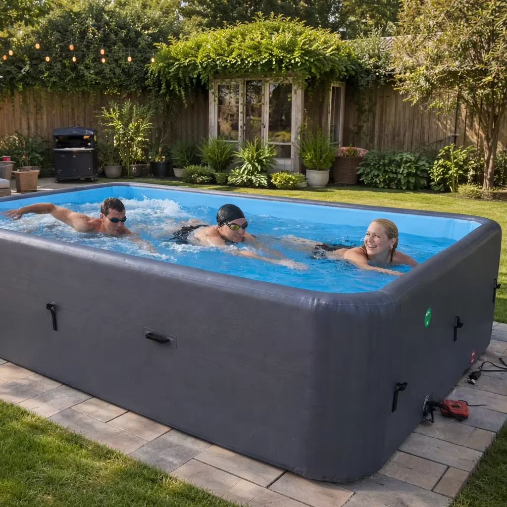 

Inflatable swimming pool, portable outdoor children's home backyard summer fun pool