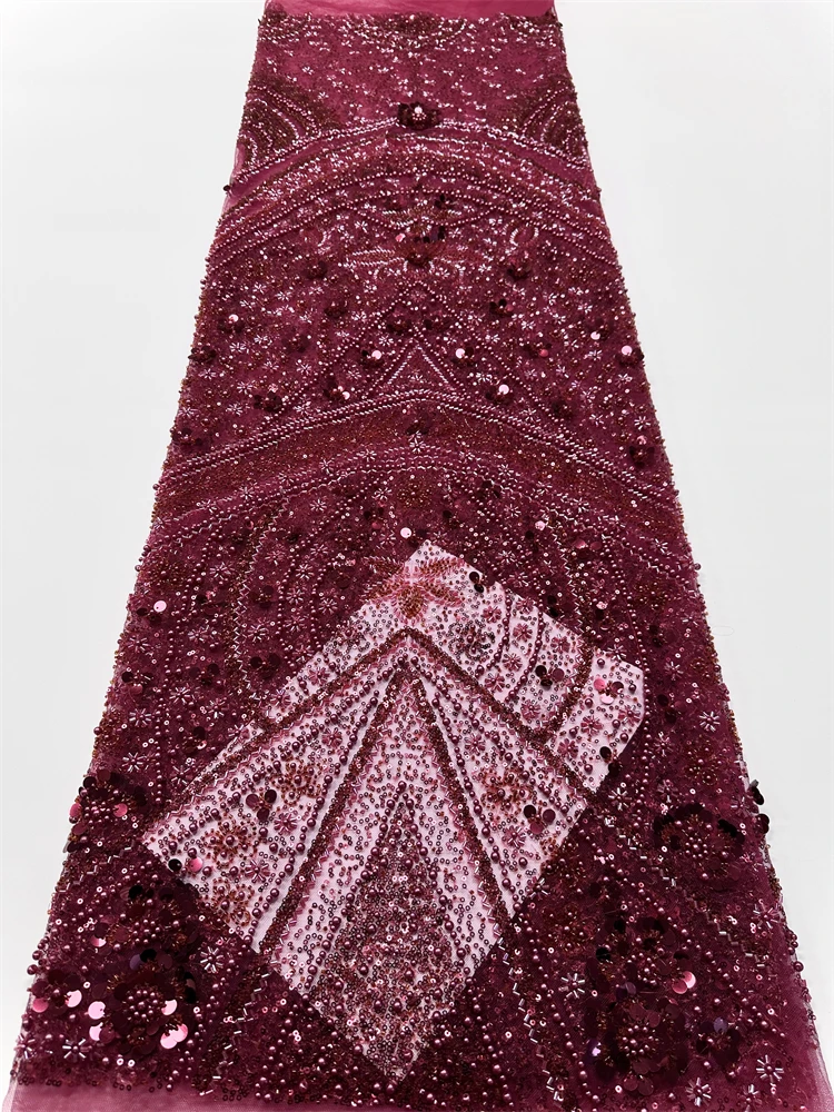 تصميم جديد قماش دانتيل ترتر أفريقي 2025 جودة عالية ثلاثية الأبعاد قماش دانتيل مطرز فرنسي العروس النيجيرية لفساتين حفلات الزفاف