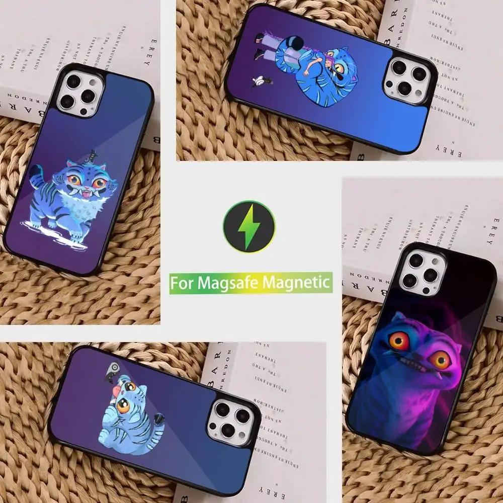 

Tiger D-Demon H-Hunters KPop Phone Case For iPhone 16,15,14,13,12,11,Pro,Max,Plus,Mini, Magsafe,Magnetic Wireless Charging Case