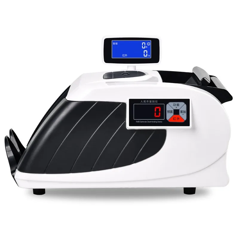 Multi-Model Bill Counter UV MG IR Voice Prompt Fast Accurate Count New Old Banknote for Bank Office Retail Cash Counting Machine