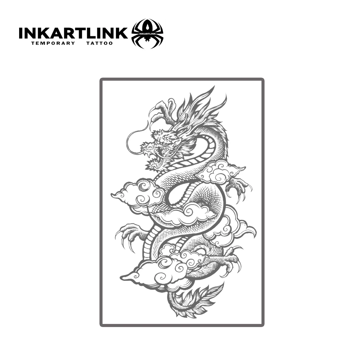Eastern Dragon temporary tattoo sticker, waterproof magic tattoo, lasts to 15 days fake tattoo, semi permanent tattoo