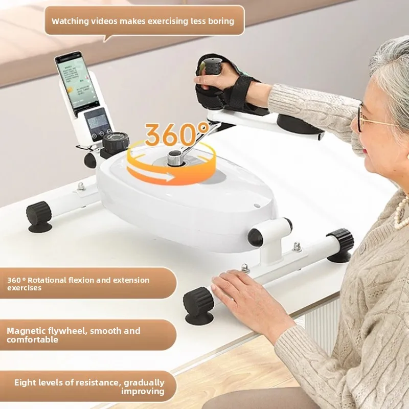 Magnetic Control Arm Rehabilitation Equipment for Elderly People Hand Resistance Adjustable Hemiplegia Training Exercise Device