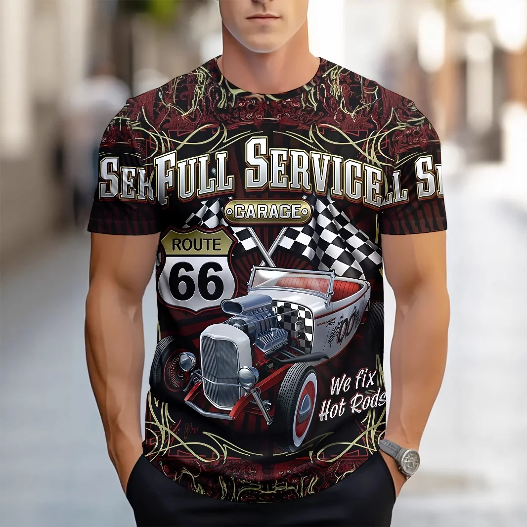 

New Hot Selling Men Short Sleeve Crew Neck T-Shirt Casual Outdoor Pullover Running Sports Top Quick Dry Breathable Motorcycle