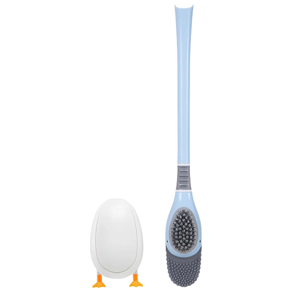 Diving Duck Toilet Brush with Base Bathroom Toilet Brush Long Handle Cleaning Brush Bathroom Cleaning Accessories