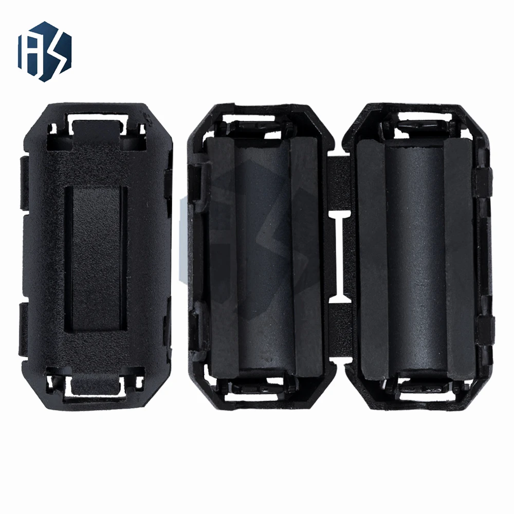 حلقة فريت بمشبك (5 مم): فلتر ضوضاء EMI/RFI للكابلات والمكونات - وظيفة القمع المدمجة