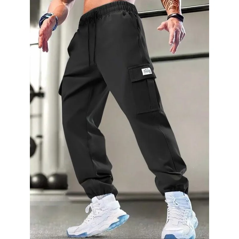 

Casual Cargo Jogger Pants U 73663 Neutral Straight Leg Workwear Trousers Cross-Border Neutral Style for Men And Women