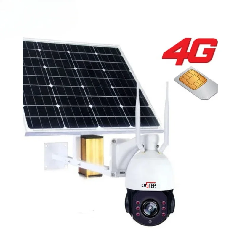 HD 1080P PTZ Solar Panel Powered Wifi Wireless Security 3G 4G Lte Cctv Camera Solar Energy Systems