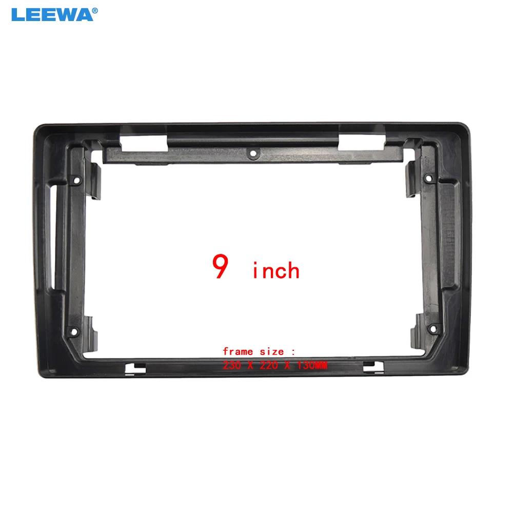 

LEEWA Car Audio 9" Big Screen Head Unit Dash Fascia Panel Frame Kit Adapter For Citroen Berlingo/Peugeot Partner (15-18) Dash