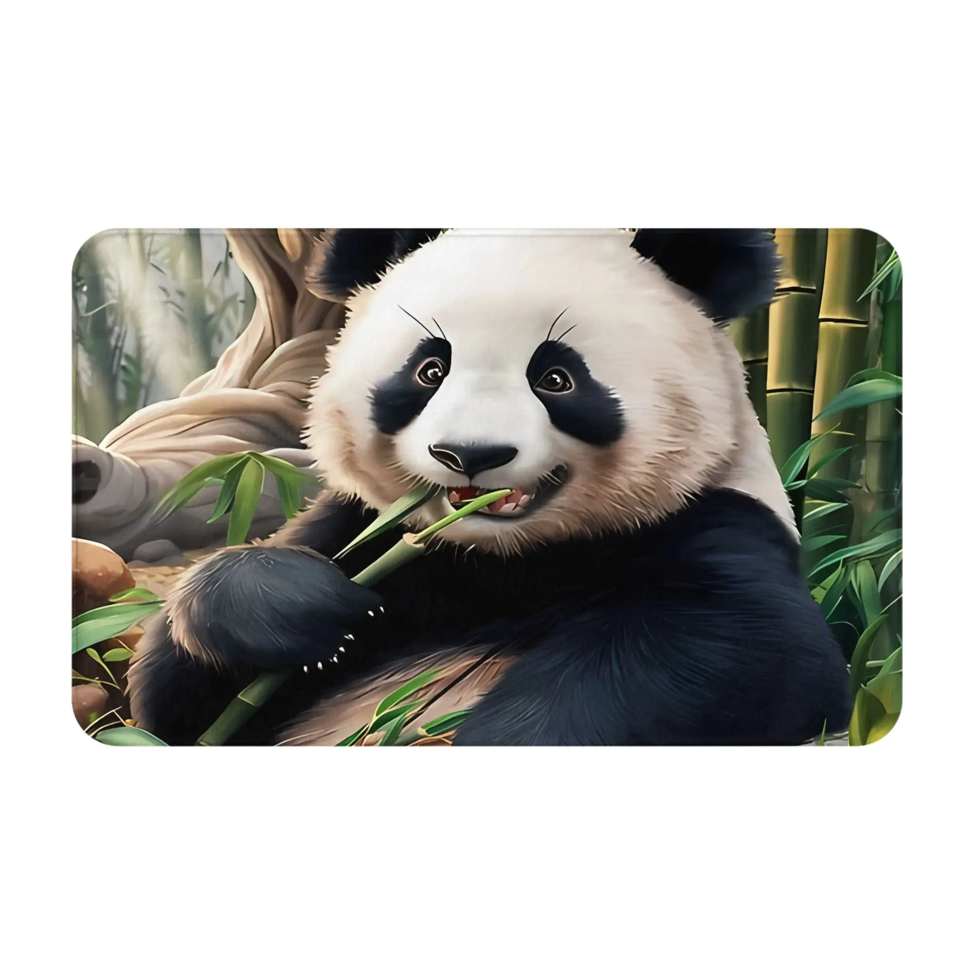 Le Panda Gourmand - Decoraciones navideñas, alfombra de baño, alfombra de cocina, alfombra para exteriores, decoración del hogar