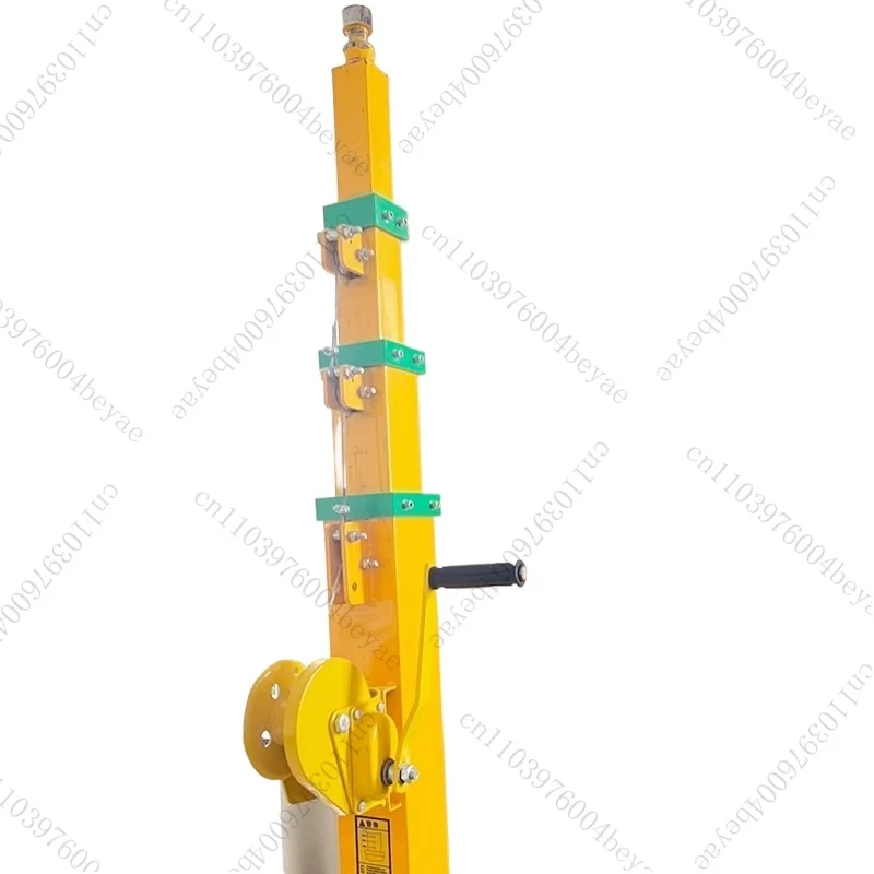 

Lifting mast, hand cranked telescopic lifting tower, communication monitoring mast, legal fence, lamp post
