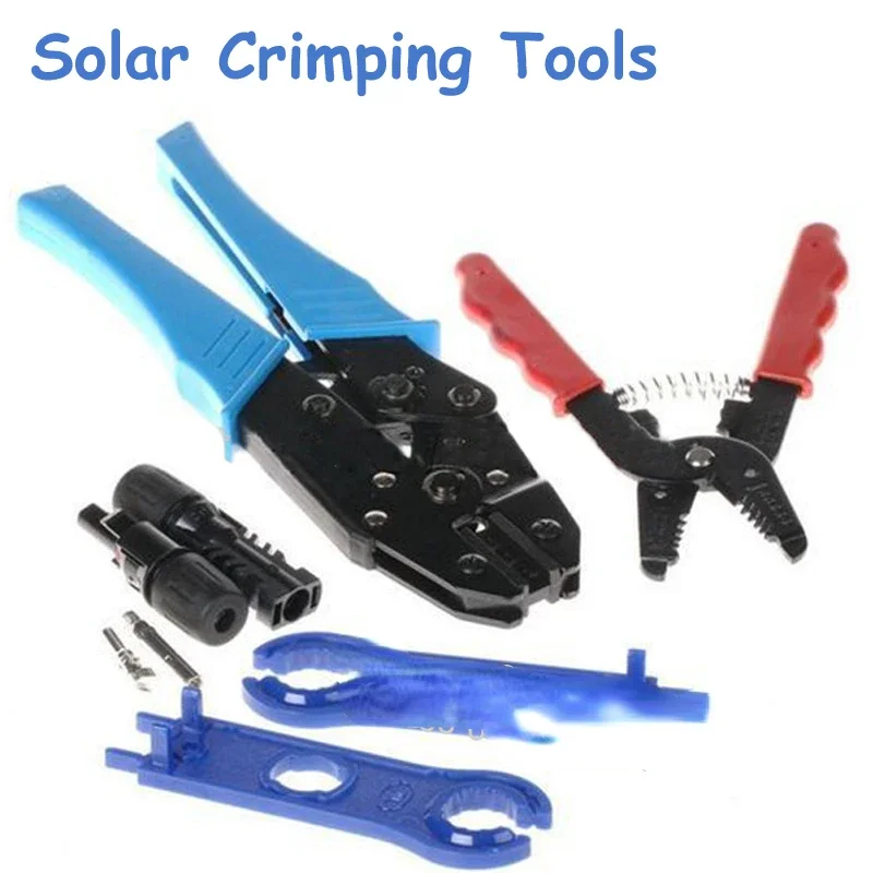 MC4 Solar Panel Cable Connector Crimp Tool PV Crimping DIY Wire AWG 14 12 10 Solar Crimping Tool