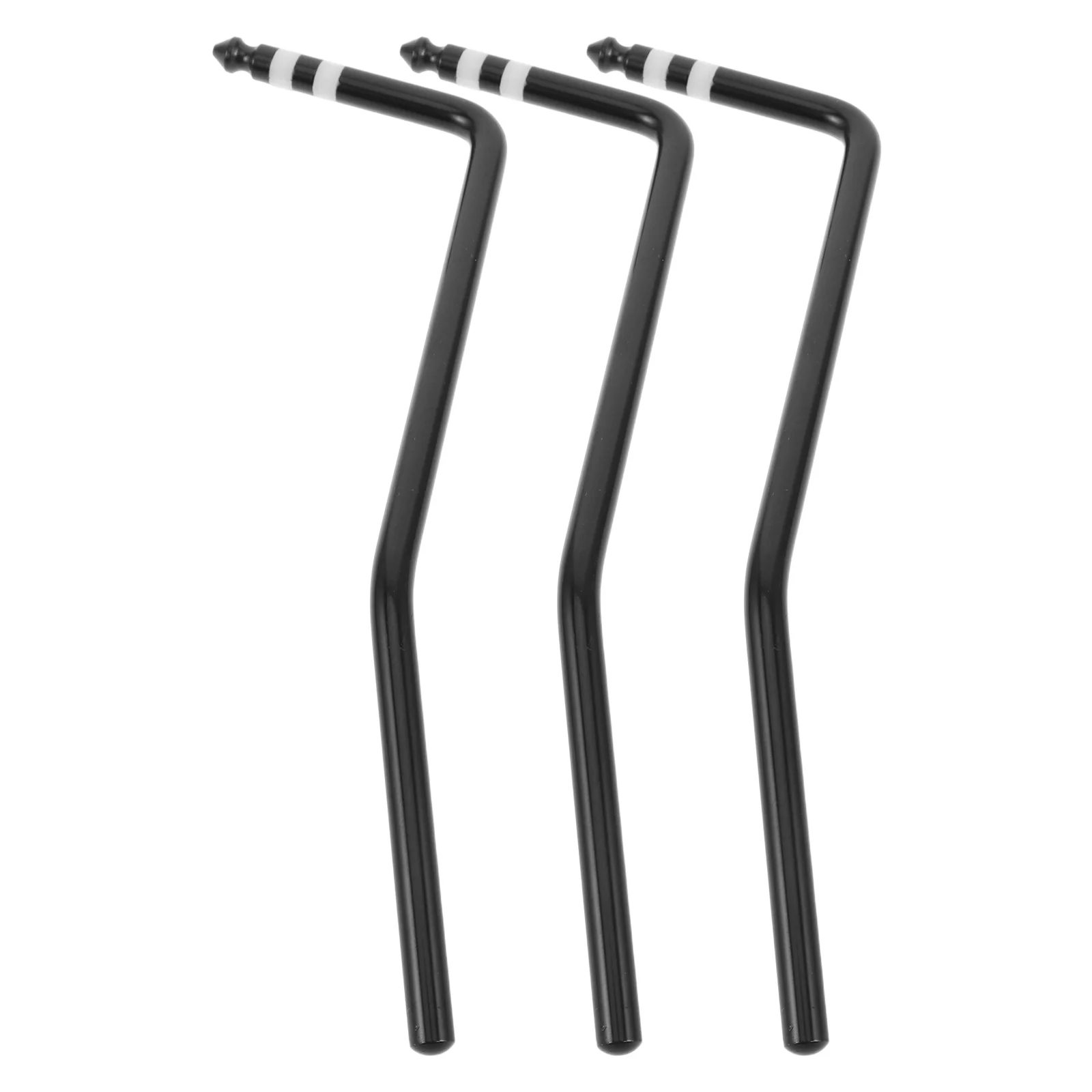 

3Pcs Electric Guitar Tremolo Arm Black Vibrato Bar Set Plug-and-Play Replacement Whammy Bar for Stable Tuning Enhanced
