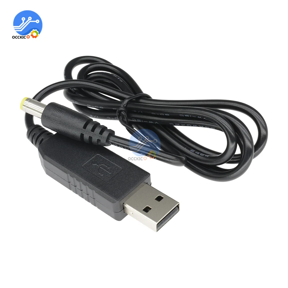 5V to 5V 9V 12V USB Conversion Cable Power Bank Connection Router Connection Cable Boost Cable With Switch