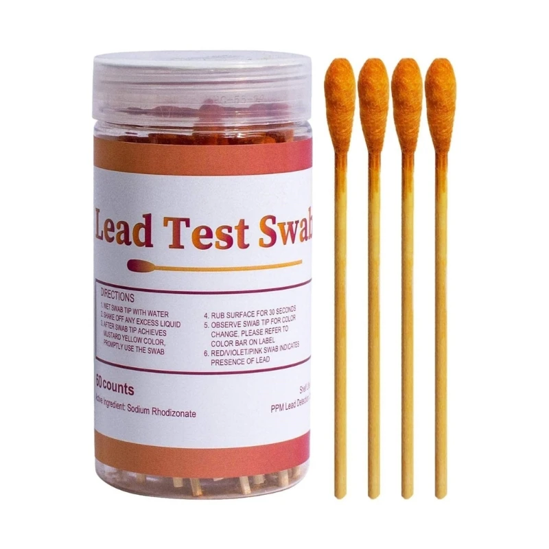 

30Pcs Instant Test Swabs Result in 60 Second for Dishes Jewelry Sensitive Rapid Testing Swabs