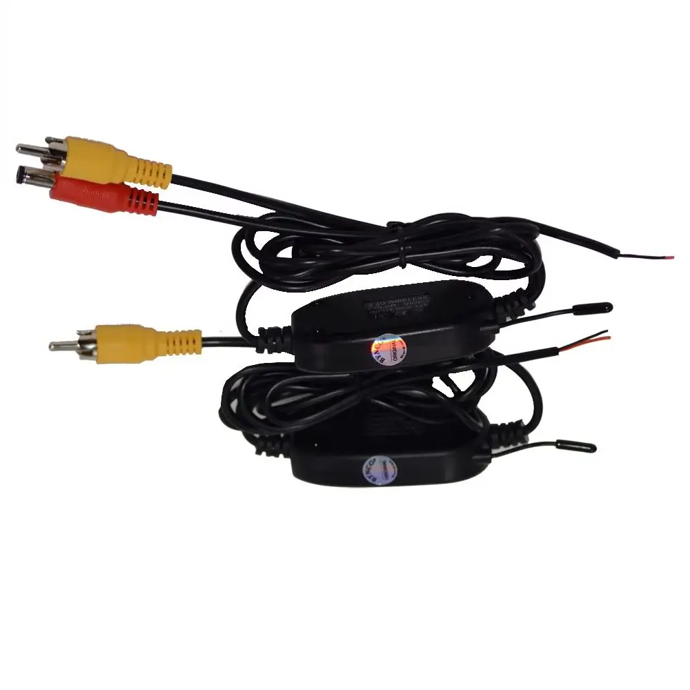 Drahtlose Rückfahrkamera für Autos, Rückfahr-DVD-Backup, RCA-Video, 2,4-GHz-Sender-Empfänger-Kit für Nissan, Kia, BMW, Ford, VW, Opel