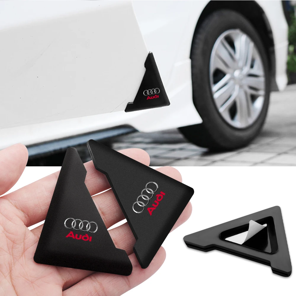 2er-Set Silikon-Türkantenschutz Stoßfänger-Kratzschutz für Audi A3 8P 8L B8 B7 B9 A6 C6 S5 A7 A5 Zubehör