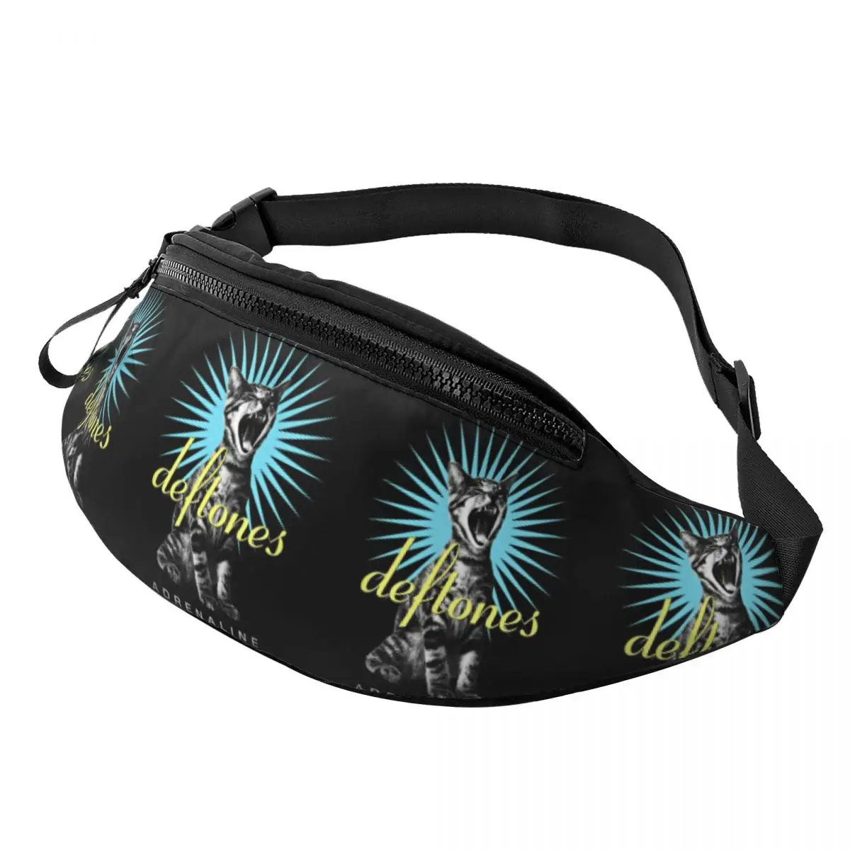 

Deftones Metal Band White Pony Album Waist Bag for Women Men Crossbody Fanny Pack Running Phone Money Pouch