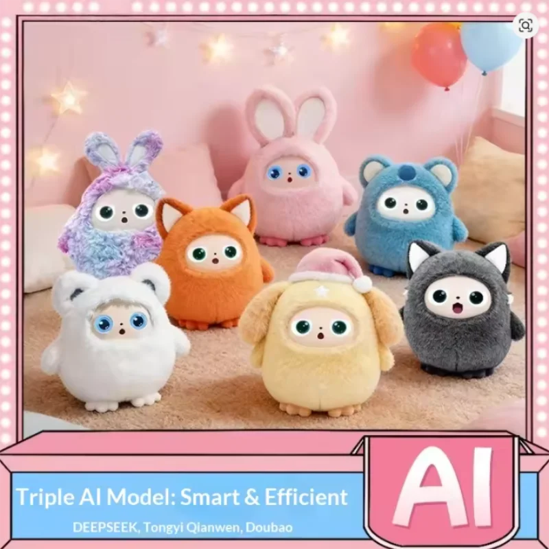 AI Intelligent Interactive Plush Doll Toy Voice Talking Kids Early Educational Robot Electronic Pet Gift for Boys and Girls