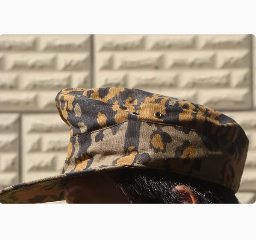 

German Camouflage Hat Oak Leaves Two Sided