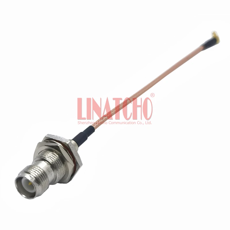 Low Loss RP TNC Female Plug to MMCX Male Right Angle Connector RF RG316 Coaxial Cable