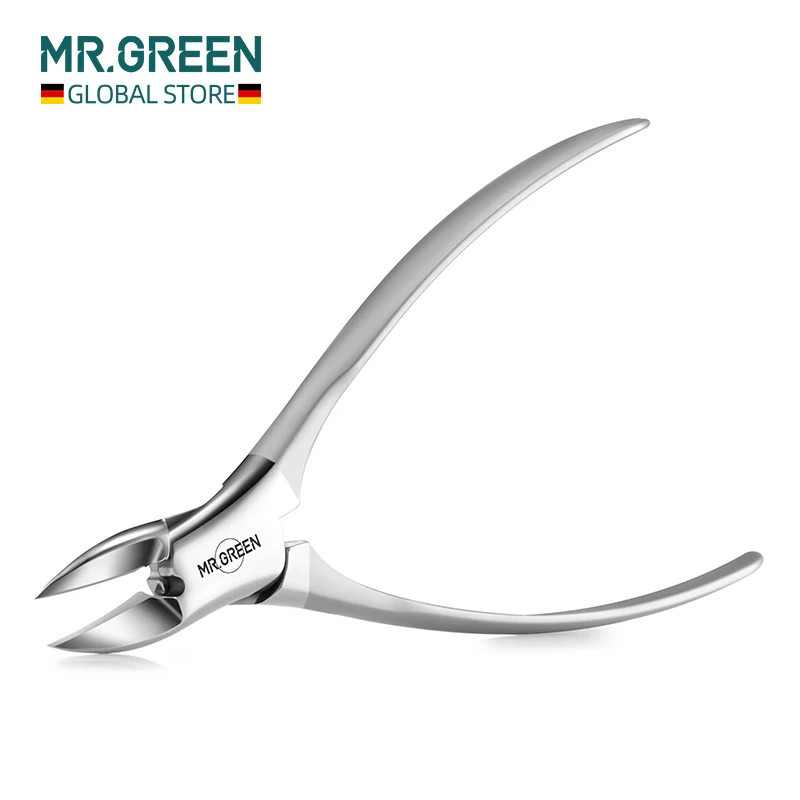 MR.GREEN High Quality Stainless Steel Super-sharp Nail Clipper For Cuticle Pusher Toenails Ingrown Pedicure Nail Clipper