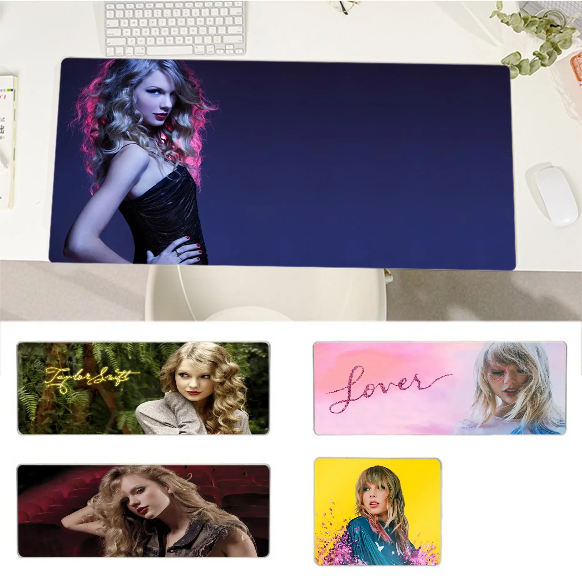 

Hot T-Taylor Singer S-Swift Mousepad Funny Unique Desktop Pad Game Mousepad Size For Large Edge Locking Game Keyboard Pad