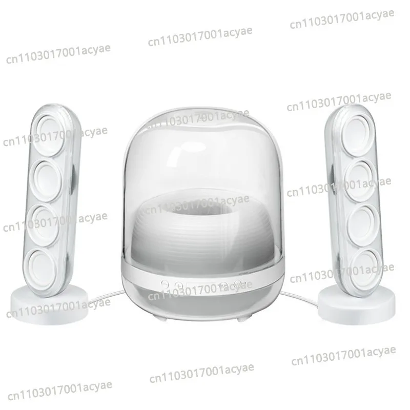 Home desktop wireless computer pair box ambient light stereo Bluetooth 5.4 4th generation subwoofer Bluetooth speaker