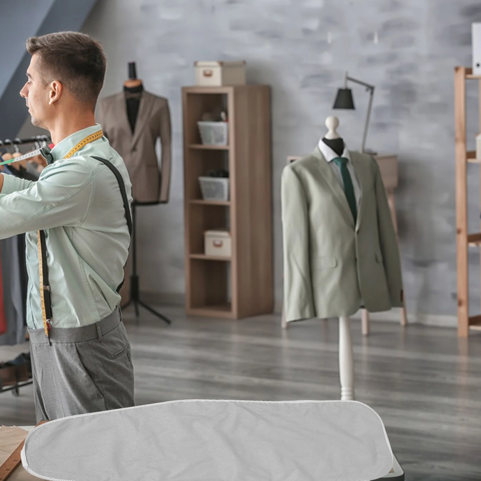 

Ironing Board Cover Removable Easy Clean Heavy Duty Cotton Blend Ironing Table Protector with Neat Stitching for Home Use