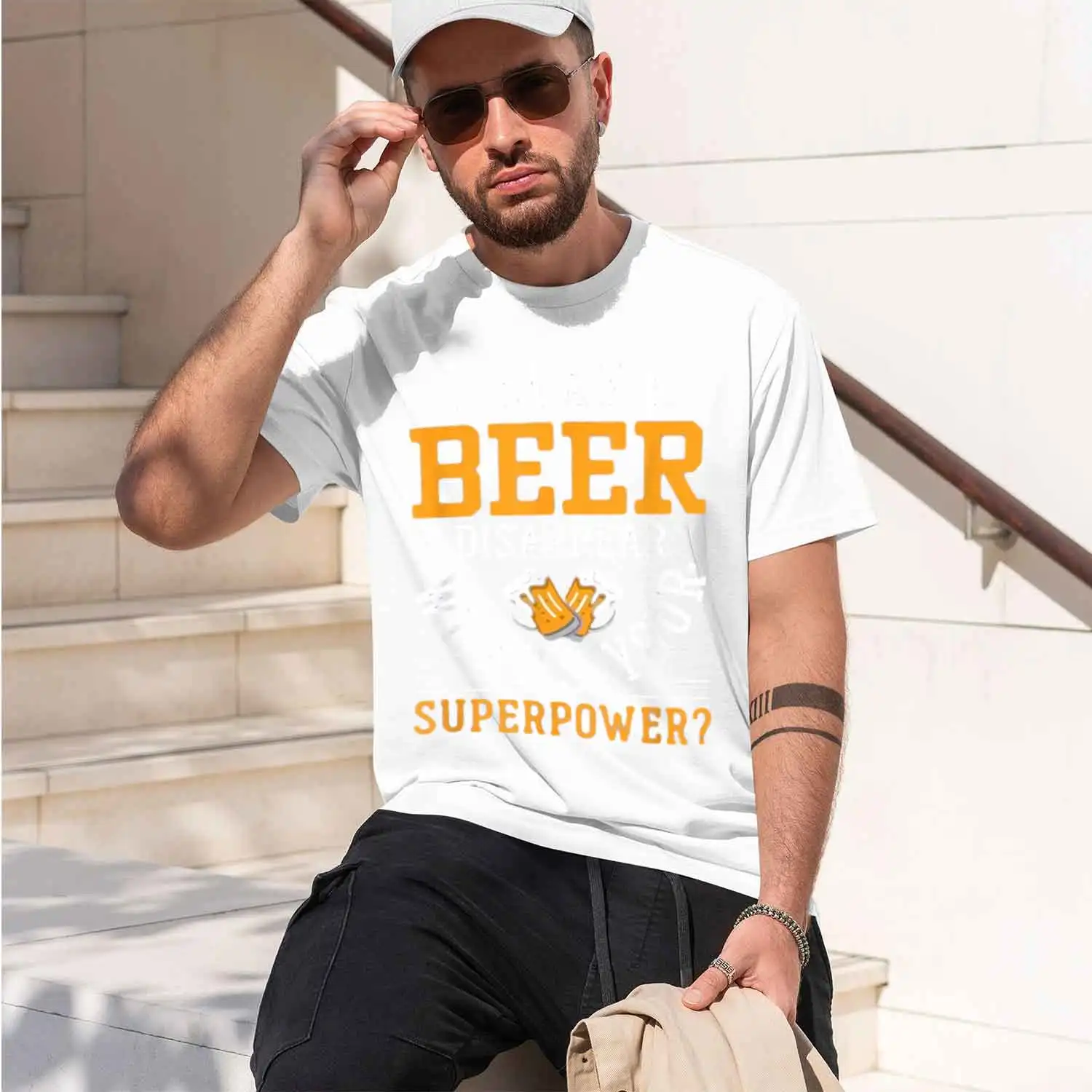 I Make Beer Dispear What is r Super Funny inking Streetwear Summer Breathable Washed Tshirt Printing 2026 New Model Short-sleeve