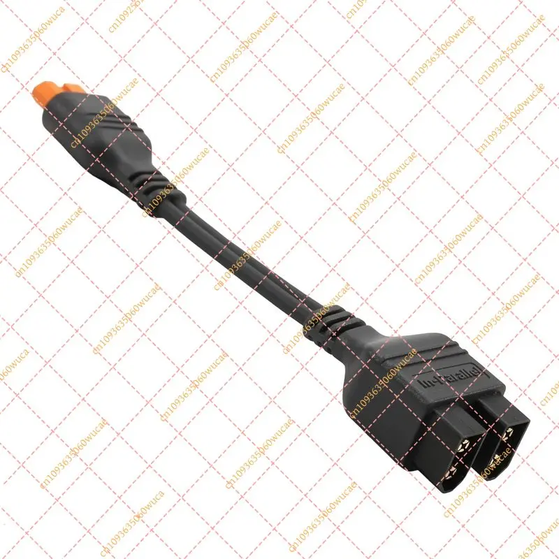 1-To-2 XT60i Splitter Cable Solar Panel Adapter 0.05m Connection Cord