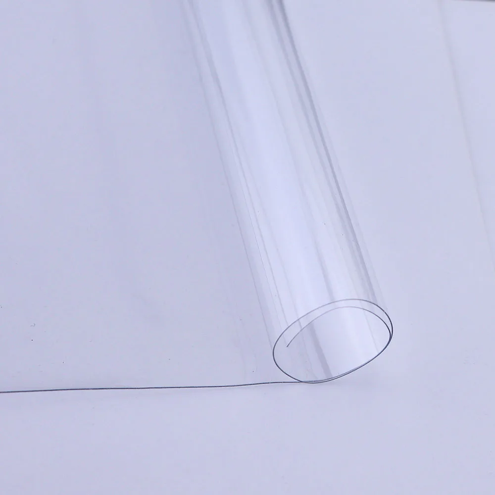30/50x120cm Roll Clear Ultra-Transparent PVC Fabric Soft Glass Cloth Waterproof For DIY Craft Protective 0.3/0.5/1.0mm BH105