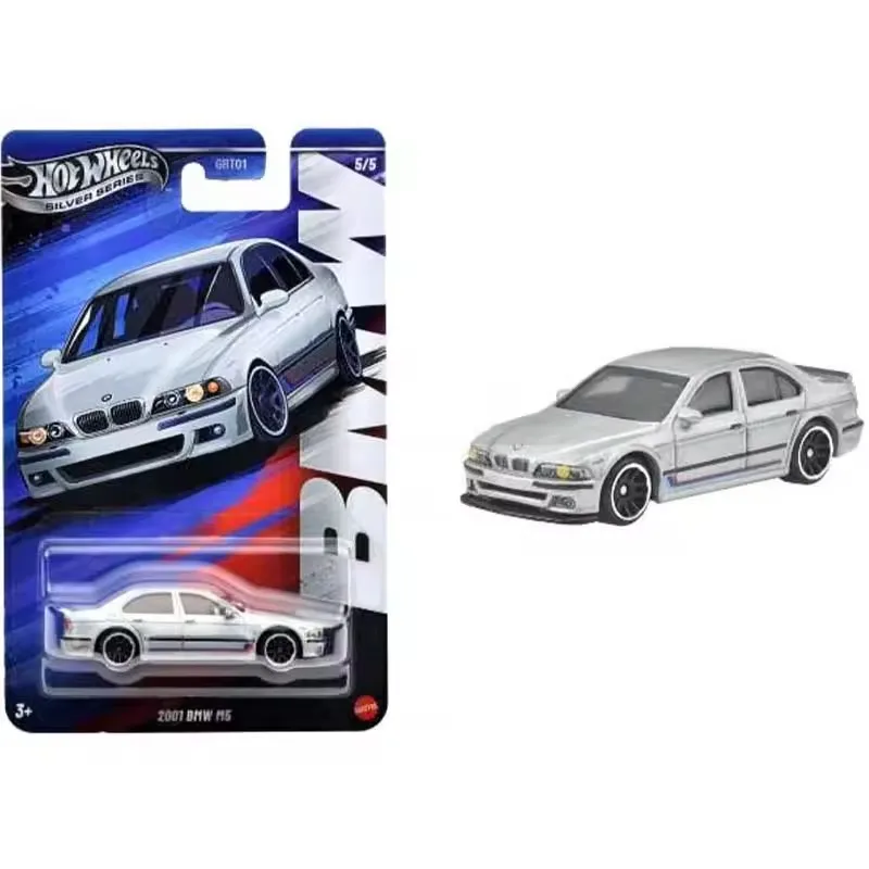 حقيقية الساخن عجلات سيارة BMW لعبة الأولاد 1:64 دييكاست الفضة سلسلة M1 M2 M3 M4 M5 نموذج المركبات هدية عيد ميلاد GRT01