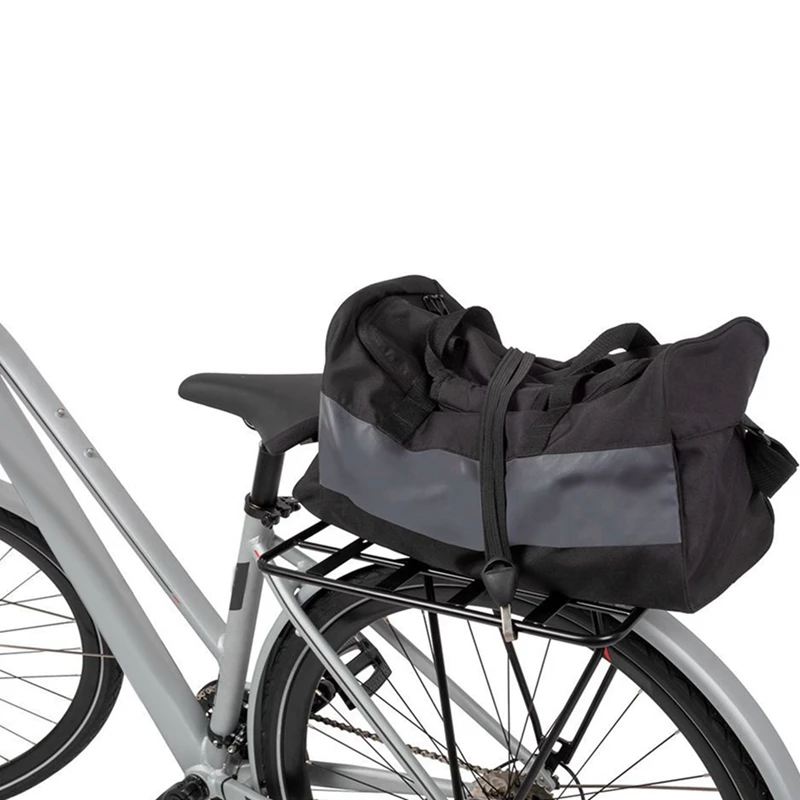 Rack de prateleira traseira para bicicleta, rack traseiro removível à prova d'água para bicicleta de estrada