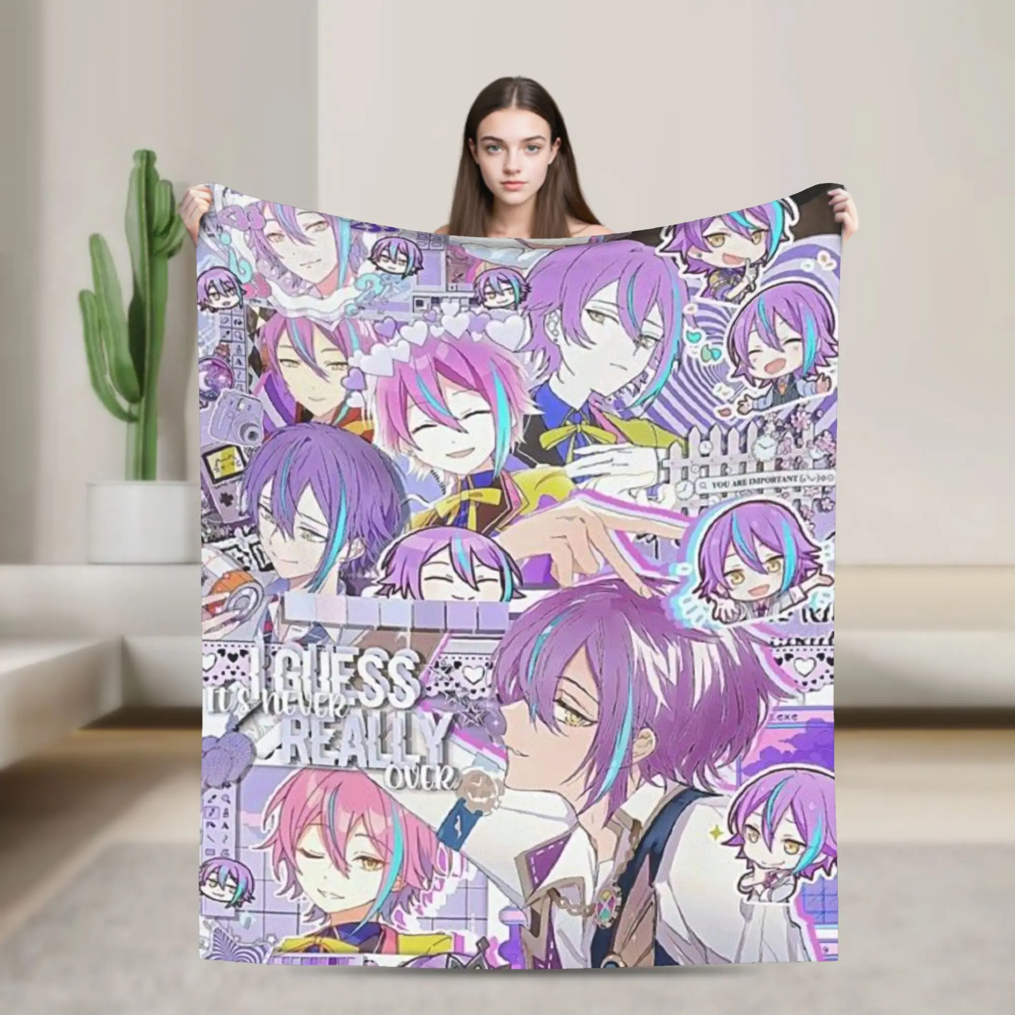 

Супермягкое одеяло Rui Kamishiro, фланелевое флисовое легкое одеяло премиум-класса Wonderlands x Showtime, пушистое плюшевое одеяло