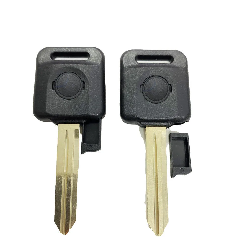 Keychannel 10pcs Transponder Key Shell portachiavi con Chip di ricambio con lama chiave NSN14 per Nissan Juke Kicks Micra Xtrail Rogue Sylphy