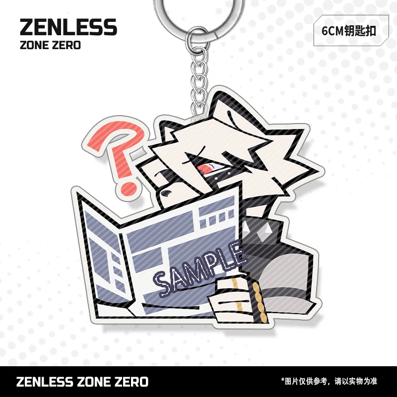 Anime Zenless Zone Zero Koleda Von Lycaon llen Joe Acrylic Keychain Decor Backpack Pendant Gift