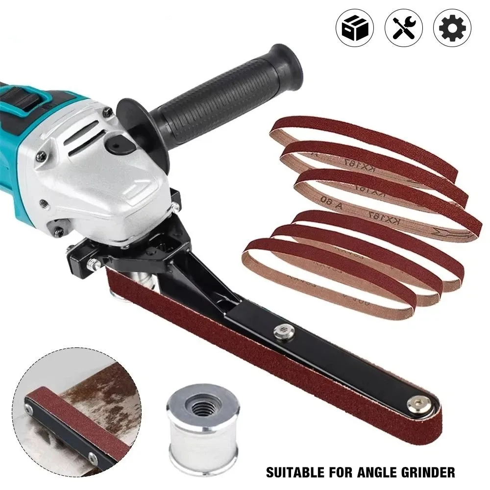 

Многофункциональная насадка для ленточной шлифовальной машины, замена угловой шлифовальной машины, малошумный кронштейн для труб, адаптер для шлифования из нержавеющей стали