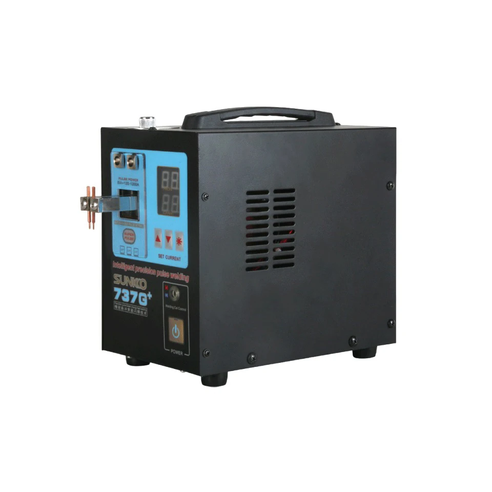 Soldador automático do ponto da bateria do íon do Li da máquina 18650 da soldadura do pulso de SUNKKO 737G+