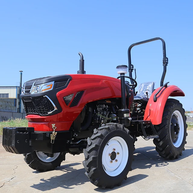 Tractor Agrícola de 4 Ruedas, Mini Tractor Compacto 4x4, Tractor Agrícola de 25hp, 40hp, 45hp, 50hp, 30, 60 hp, 4wd