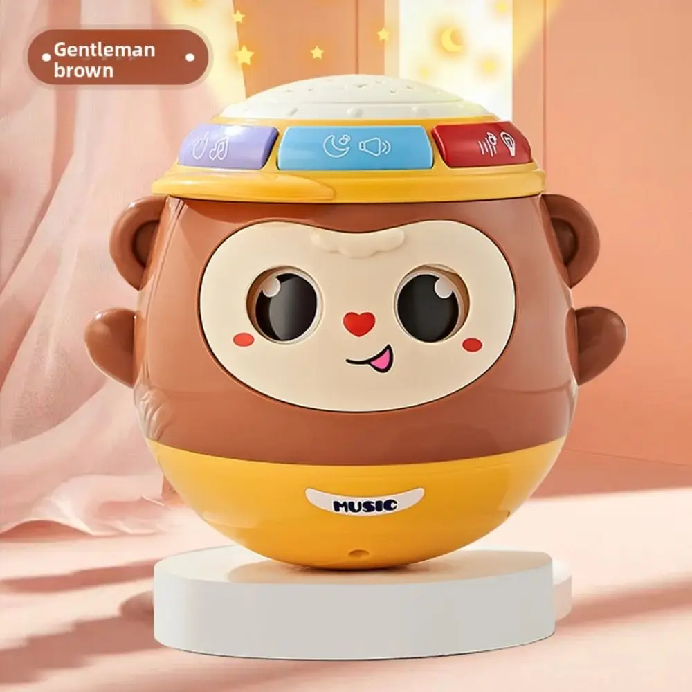 Artigianato Tummy Time Giocattolo a dondolo Decorazione da tavolo fatta a mano Bicchiere Giocattolo a dondolo Mini collezione Bambola che cambia volto