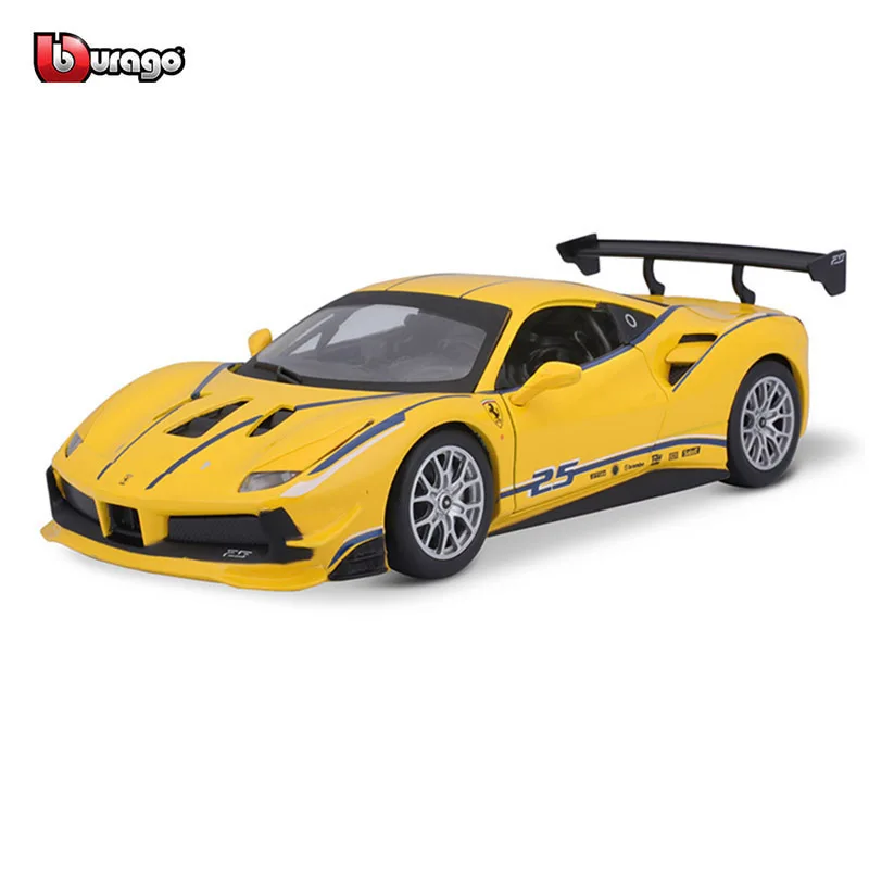 Bburago 1:24  Ferrari 488 CHALLENGE Alloy Luxury Vehicle Diecast Cars Model Toy Collection Gift