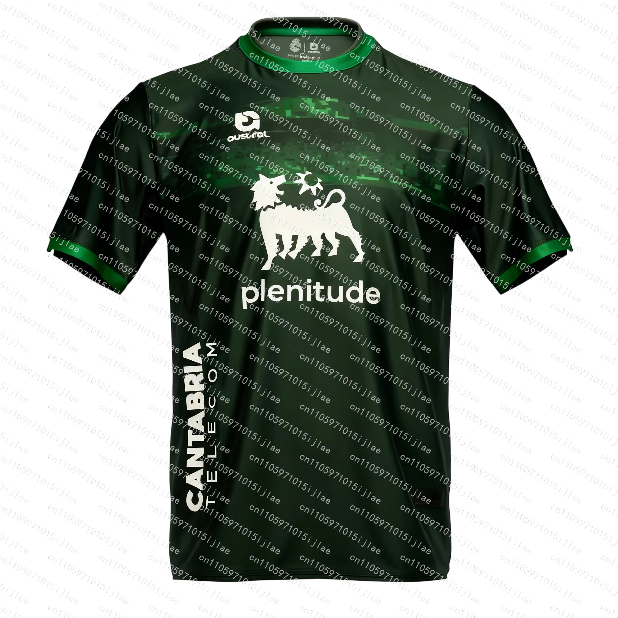 25_26 قمصان جديدة، زي فريق Racing De Santander، قمصان مطبوعة ثلاثية الأبعاد، قمصان رياضية للأطفال للجنسين، قمصان رياضية خارجية