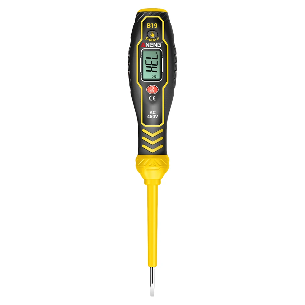 B19 Voltage Detector Meter Non-Contact Test Diagnostic Breakpoint Finder 30-1000V High Torque Screwdriver Continuity Test Tool