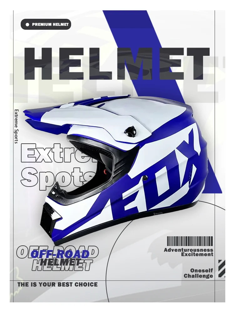 AliExpress NONE Motocross Safety Helmet Unisex DOT ABS Certified for Men Women Bicycle Downhill ATV Motorcycle Head Protection